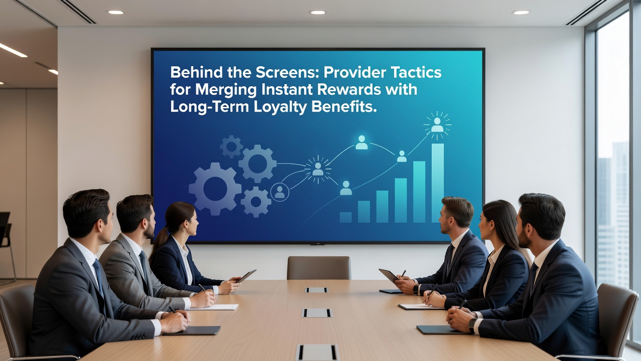 Analytics dashboard showing merged reward layers with player progression charts and loyalty tier unlocks in slot ecosystems