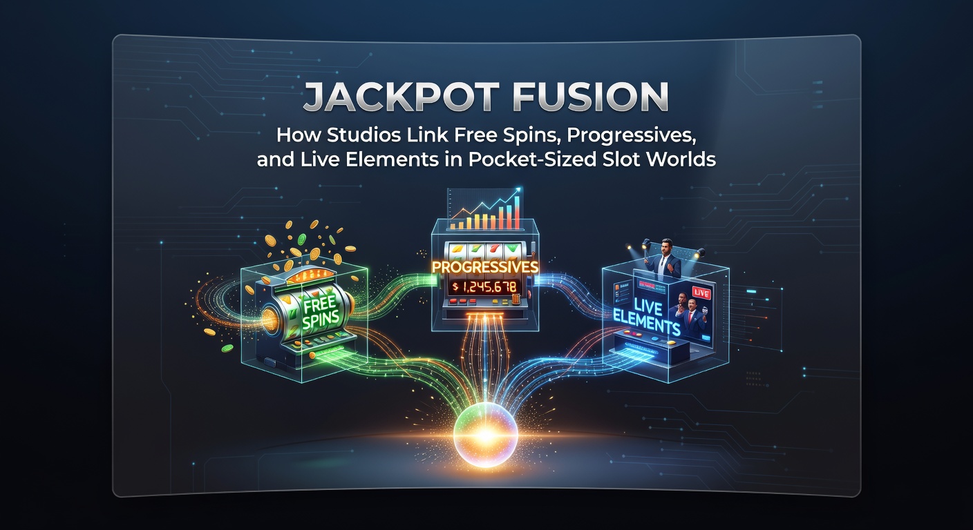 Vibrant mobile slot screen showing interconnected free spins, glowing progressive jackpot meter, and live host overlay in a compact interface