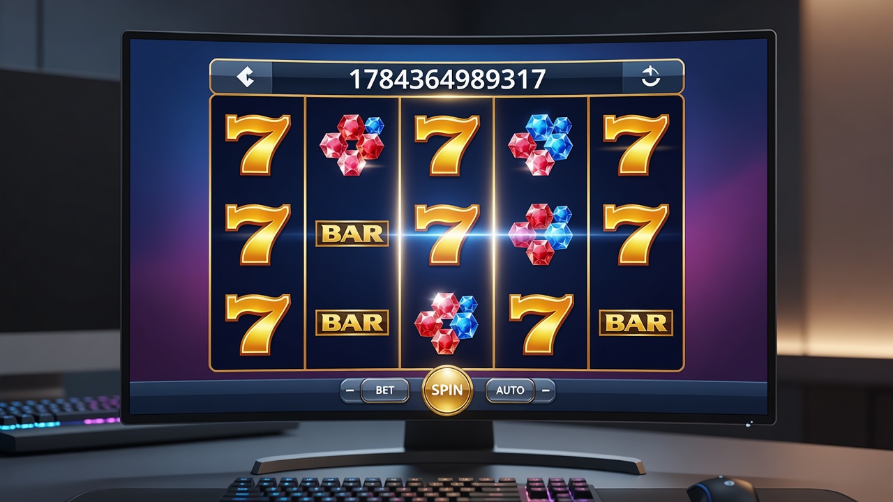 Online casino slots displayed on various digital devices showing reel mechanics and bonus features