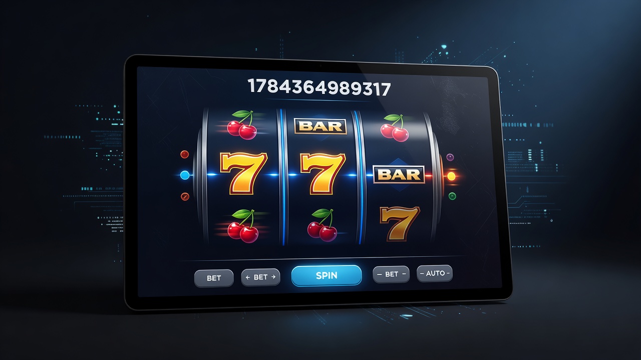Mobile screen showing online slot gameplay with bonus rounds and jackpot indicators