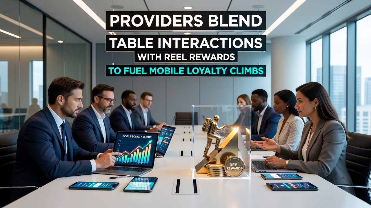 Loyalty dashboard on mobile device displaying tier progression from blended table and reel rewards
