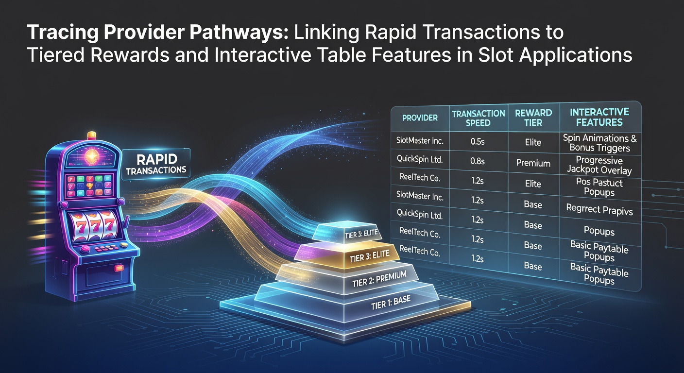 Diagram showing connections between payment systems, loyalty tiers, and interactive table features in slot applications